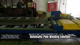 হালকা মেরু উত্পাদন জন্য দৈর্ঘ্য মেশিন কাটা