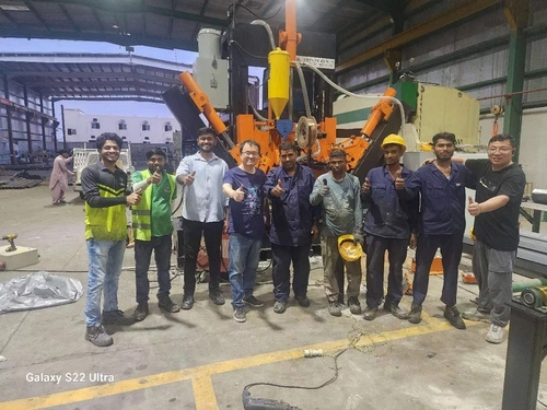 সম্পর্কে সর্বশেষ কোম্পানি খবর সিএমসি মেশিনারি সংযুক্ত আরব আমিরাতে সফলভাবে মেরু বন্ধ ঝালাইয়ের মেশিনটি ইনস্টল ও চালু করেছে
