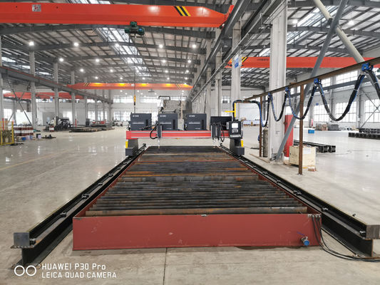 শিল্পের জন্য উচ্চ গতির CNC প্লাজমা কাটিং মেশিন মাল্টি হেড উল্লম্ব স্ট্রিপ