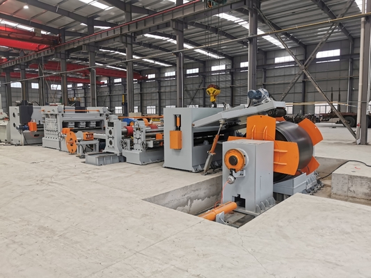 8m হালকা মেরু দৈর্ঘ্য লাইন টেপার slitting লাইন কাটা