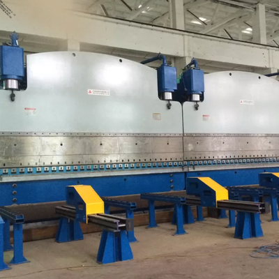 DELEM DA53T CNC সিস্টেম সহ 320 টন ওয়ার্কিং ফোর্স এবং 6000 মিমি টেবিল দৈর্ঘ্যের সিএনসি ট্যান্ডেম হাইড্রোলিক প্রেস ব্রেক