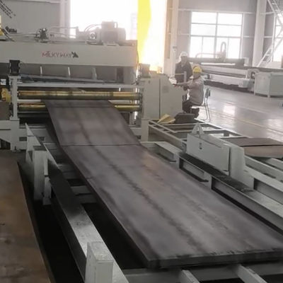 CTL12×1600 সম্পূর্ণ স্বয়ংক্রিয়ভাবে কাটিয়া দৈর্ঘ্য লাইন জন্য 1600mm প্রস্থ ইস্পাত coils সঙ্গে 30 টন ক্ষমতা