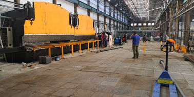 হালকা মেরু উত্পাদন লাইন জন্য ডবল লিঙ্ক CNC জলবাহী প্লেট নমন মেশিন