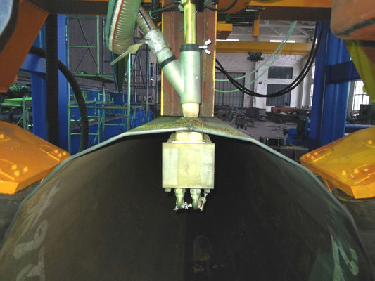 সর্বোচ্চ ব্যাসার্ধ 2200mm উচ্চ মাস্ট এবং একক স্তর সিল ওয়েল্ডিং মেশিন