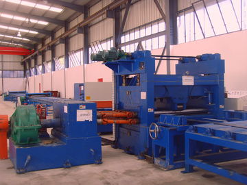 37kw স্ক্র্যাপ প্রান্ত slitting এবং মোমবাতি কাটন মেশিন, লাইট মেরু জন্য দৈর্ঘ্য লাইন কাটা