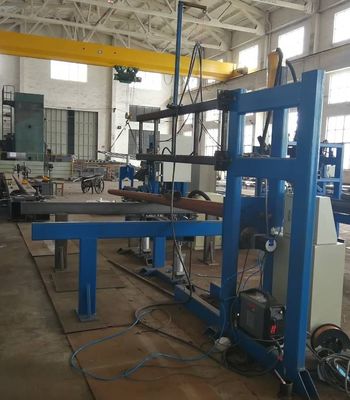 একক আর্ম লাইট পোল মেশিন CNC অষ্টভুজাকার মেরু উত্পাদন মেশিন