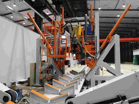 সিএনসি 5 জি পল শাট ওয়েল্ডিং মেশিন এইচএম 800/14000 14 মিটার দৈর্ঘ্য বহুভুজ নকশা