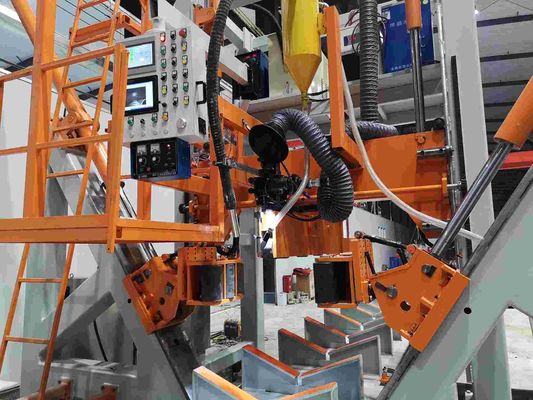 সিএনসি 5 জি পল শাট ওয়েল্ডিং মেশিন এইচএম 800/14000 14 মিটার দৈর্ঘ্য বহুভুজ নকশা