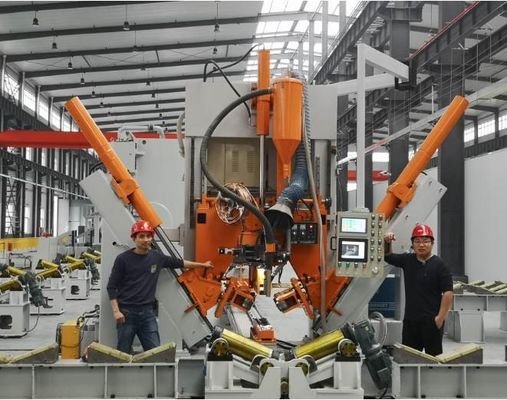 Good price সর্বোচ্চ ব্যাসার্ধ 500mm 12000mm হালকা মেরু 5G যোগাযোগ মেরু জন্য বন্ধ ঢালাই মেশিন অনলাইন