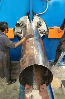 হাই পারফরম্যান্স টিউব / লাইট পোল শাট-ওয়েল্ডিং মেশিন সর্বোচ্চ 600/16000